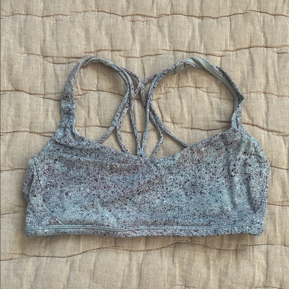 Women's Strappy Sports Bra - Gray